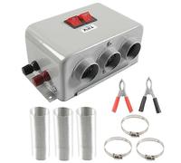 600W Car Universal Electric Heater Kits 3 Hole 12V DC Heating Fan Defogger Glass Defroster Demister Edition 0716