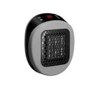 600W Ceramic Plug-in Heater Portable Space Heater, Lunaheater Plug In, Quiet Small Wall Heater with Remote Control, Rapid Heating in 3 Seconds, Ptc Ceramic Heating Element, 12 Hour Timing (B)