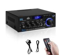 600W Digital Power Amplifier Ak-45 Home Stereo Audio Amp 2.0 Channel Fm Radio