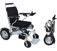 600W Dual Motor Foldable Electric Wheelchair 180kg Heavy Duty, 25kg Ultra Light Body, 32km Long Range