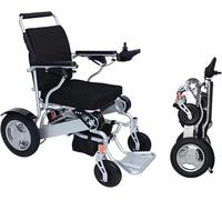 Electric Wheelchair, 600W Peak Power Motor Electric Foldable Lightweight Wheelchair, 180kg Heavy Load, 25kg Lightweight Foldable Body, 20Ah Long Battery Life