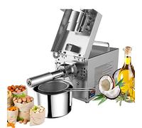 600W Electric Oil Extractor Hot/Cold Oil Press Machine Intelligent Control Panel And Lcd Touch Screen For Avocado Flax Peanut Canola Sesame Sunflower