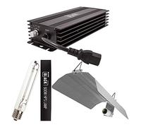 600w LUMii BLACK Dimmable Digital Ballast Grow Light kit HPS Dual Spectrum Bulb