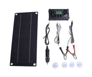 600W Monocrystalline for Solar Panel Kit for Off Grid Power, 100A for Charge Controller 12V 24V, Portable Foldable Solar Charger for RV for Caravan Camping Boat