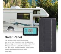 600W Monocrystalline Solar Panel Kit with 100A MPPT Charge Controller for RV, Camping & Off-Grid Power Supply - Portable, Weather-Resistant