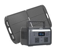 600W Portable Power Station, 512Wh, with 110W Foldable Solar Panel - DL179