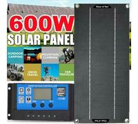 600W Solar Panel Charger with 100A Controller for RV and Off Grid Power Supply