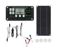 600W Solar Panel Kit with 100A Charge Controller for RV Boat Trailer, N68R Monocrystalline Portable Solar Charging System