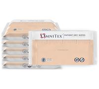 600x Omnitex XL Patient Cleansing Dry Wipes - UK Made | Soft Daily Care & Comfort | High Absorbency, Gentle & Strong | Adult Wipes for Incontinence, Bed Bath & outdoors (6x Pack of 100)