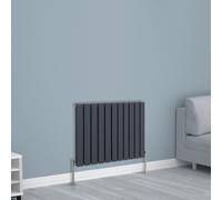 (600x748mm Double, Anthracite) NRG Horizontal Vertical Flat Panel Designer Radiator Central Heating Radiator Rads
