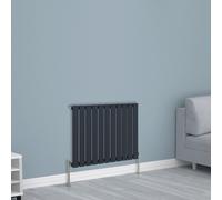 (600x748mm Single, Anthracite) NRG Horizontal Vertical Flat Panel Designer Radiator Central Heating Radiator Rads