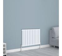 (600x748mm Single, White) NRG Horizontal Vertical Flat Panel Designer Radiator Central Heating Radiator Rads