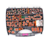 601 Pcs for DT Deutsch Connector Kit,Gray 2 3 4 6 8 12 Pin DT Connectors Size 16 Stamped Formed Contacts(14-18AWG),DT Connector Removal Tool Included