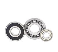 6011 6012 6013 6014 6015 6016 6017 6018 6019 6020ZZ 2RS Deep Groove Ball Bearings Rubber Metal Sealed Bearing 1Pcs(Open)