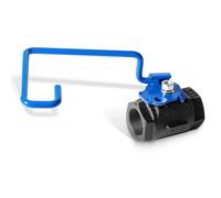 60131007 Ball Valve Replacement for Pitco Fryers, 1-1/4" Right-Hand Valve with 9" Hook Lever Rod Fit for Pitco Fryers SG14 SG18 SSH55 SSH60 SSH75