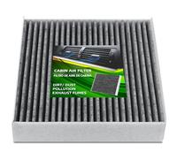 6021C(CF11176) Cabin Air Filter With Activated Carbon Compatible With Ford Explorer, Flex, Police Interceptor Sedan/Utility, Taurus; Lincoln MKS, MKT