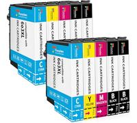 603XL Ink Cartridges Replacement Compatible for Epson 603 XL for Expression Home XP-3100 XP-4100 XP-2100 XP-2105 XP-3105 XP-4105 Workforce WF-2810 WF-2830 WF-2835 WF-2850(10 Pack)