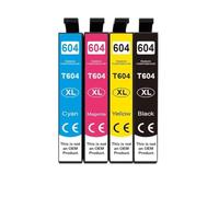 604XL Ink Cartridge,Compatible For Epson XP-2200 XP-3200 XP-4200 WF-2950 | Compatible Ink, 604/604XL, BK/C/M/Y, With Chip, Fits XP-2200 WF-2950(4PCS)