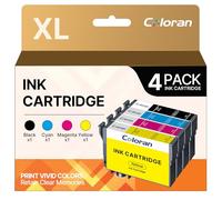 604XL Ink Cartridges Replacement for Epson 604 XL Ink Cartridge for Epson Expression Home XP-2200 XP-2205 XP-3200 XP-3205 XP-4200 XP-4205, Workforce WF-2910DWF WF-2930DWF WF-2935DWF WF-2950DWF 4pack