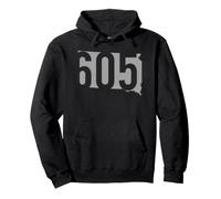 605 Area Code, Sioux Falls, Rapid City, Aberdeen, SD Pullover Hoodie
