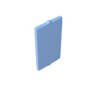 60602 Glass for Window 1X2X3 Flat Front 50 Pieces High-Precision MOC Building Bricks Replacement Parts Compatible with Lego bricks GDS-879 Bright Light Blue