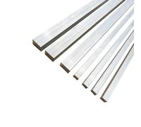 6061 Aluminum Square Bar Solid Rod Metal DIY Tool Diameter 5mm 8mm 10mm 12mm 15mm 18mm 20mm 25mm 30mm 35mm 40mm 45mm 50mm~100mm(Length 100mm 1pc,10x10mm)