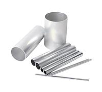 6063 Aluminum Alloy Round Tube, Small Outer Diameter OD 9-14mm, Thickness 0.2-6mm, Length 300mm & 500mm, Straight Pipe(500mm-OD9xID7mm)
