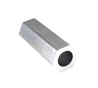6063 Aluminum Alloy Tube Subtense Distance 8mm-30mm, Hollow Hexagonal Metal Straight Rod for DIY 1pc(8x3.5x240mm)