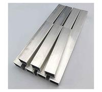 6063 Square Metal Aluminium AL Tube Pipe 10x10mm/20x20mm Length DIY Material for Model Part Accessories Car Frame (Size : 20x20x400mm)