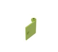 60657 Door Door 1 x 3 x 3 Right - Open Between Top and Lower Hinge, 10TE, GDS-1221, Compatible with Lego Building Blocks, Colour: Lime 119