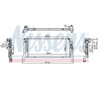606789 RADIATOR, ENGINE COOLING NISSENS