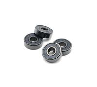 608 2RS 8x22x7 Mm Inline Roller Skate Wheel Bearing 608 RS Anti Rust Skateboard Ball Bearings 608RS Black Sealed 4PCS