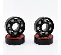 608 2RS Hybrid Ceramic Ball Bearing 8 * 22 * 7mm Roller Skate Skateboard Wheel 4Pcs