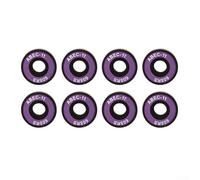 608 Bearings ABEC-11 Set of 8 for Longboard Skateboard Scooter Use Hardened Chrome Steel Low Friction Operation (Purple)