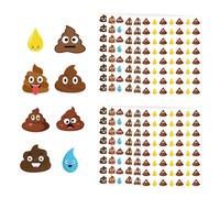 608pcs Funny Potty Training Stickers, Waterproof Potty Poo Decals for Training Kids Adult Humor Party Decorations Planners Scrapbooks Journal Reward Chart Decorate
