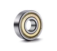 608ZZ Carbon Steel Deep Groove Ball Bearing 8x22x7 mm for Longboard Skates and Roller Skates Frictionless Applications,30pcs,608 ZZ - 8x22x7mm
