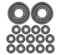 608zz Front Wheel Bearing Double Shielded 8mm Bore 22mm Diameter | Sealed Structure for Moisture Resistance, Enhanced Maneuverability, Suitable for Wheelchair Caster Wheels and Inline Skates