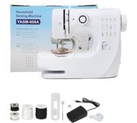 609A Household Mini Sewing Machine, 12 Stitches Electric Sewing Machine with Foot Pedal Sewing Kit for Kids Adults Beginners