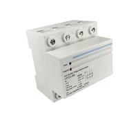 60A 380V~ Three Phase four wire Din rail automatic recovery reconnect over voltage and under voltage protective protection relay