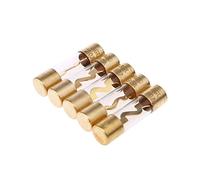 60A 80A 100A Gold Plated Glass AGU Fuse Fuses Pack Car Amp Amplifier Holder 5PCS Aug Dropship Protected circuits (Color : 60a)
