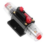 60a Auto Reset Circuit Breaker Fuse for Car and Rv Use | Plastic Black Body, Manual Reset and Auto Recloser, Protects Wiring in Truck Engine Bay