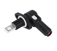 60A High Current Energy Storage Connector with IP67 Rating, PA66 Flame Retardant Shell, Silver Plated Copper Contacts for Photovoltaic and Bat