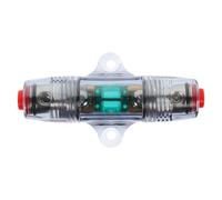 60a Plastic Car Fuse Holder for Audio Systems 12-80v | Circuit Breaker Style, Supports 8ga 10ga Cable, Vehicle Power Line Use, Engine Bay Installation