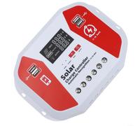 60A Solar Charge Controller 12V/24V/48V Auto Recognition LCD Display with Night Light and 4 USB Ports for RV Boat Home for battery System