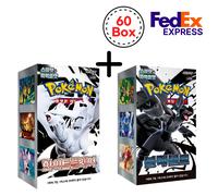 [60Box Bulk] Black Bolt SV11B + White Flare SV11W Booster Box Sealed Pokemon KR