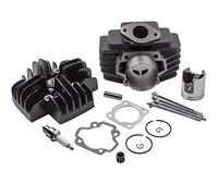 60cc Big Bore Cylinder Head Piston Top End Rebuild Kit for Yamaha PW50 1981-2009