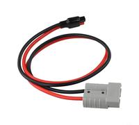 60cm 10AWG Extension Cable for Battery Systems 50A to 45A with Silver Plated Copper Connectors and Flame Retardant PC Housing for Industrial Use