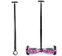 60cm-110cm Extendable Aluminium Hover Board Balance Pole Handle Strut - Strong Alloy Locking Design - Stent Rod For Hover Balance Board Scooter Beginner Control Your Hoverboard Like a Pro 6.5" Clasp