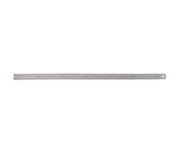 60CM/24 Inches Stainless Steel Straight Ruler Hanging Double Sided Scale for Woodworking Metal Work Construction Home
