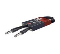 60cm (2ft) Stagg Standard Patch Cable, Mono Jack to Mono Jack